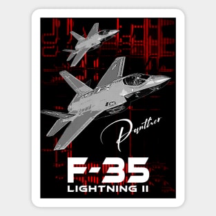 F-35 Lightning Us Air Force Fighterjet Magnet